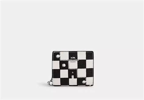 coach outlet checkerboard wallet.